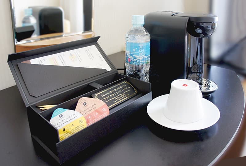 ご滞在をより快適に!コーヒーマシンを全客室に導入しました