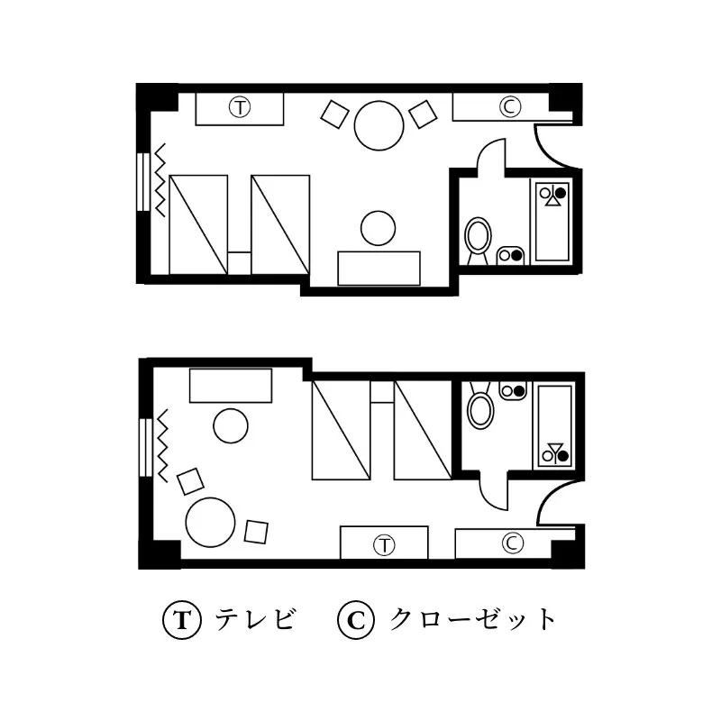 デラックスツインルーム