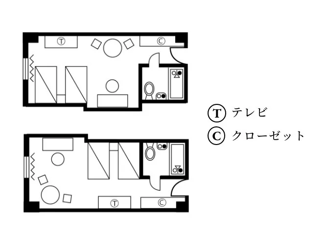 デラックスツインルーム